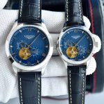 实物拍摄 品牌：浪琴-Longines 类型：情侣对表 表壳：316精钢 做工优质 表带：进口真牛皮 316精钢 两钟可选 机芯：原装进口西铁城82S7机械机芯