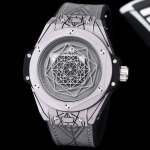 380黑金+20Hublot 宇舶表Big Bang Sang Bleu全球限量刺青腕表 进口全自动上链机械度膜玻璃直径:43Mm 厚度:13Mm 爆款Max上