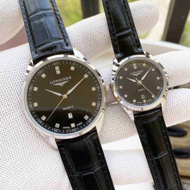 白皮 玫 钢带加20 实物拍摄 品牌 浪琴-Longines 类型 情侣对表 表壳 316精钢 做工优质 表带 进口小牛皮 316精钢