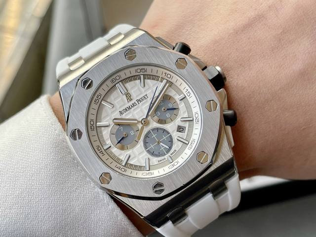 白 玫 AP新力作 最强性价比 原版开模 市场最高性价比版本 爱彼Audemars Piguet 与原装一致 市场超高品质 全新升级 攻克目前存在的各种缺陷 爱