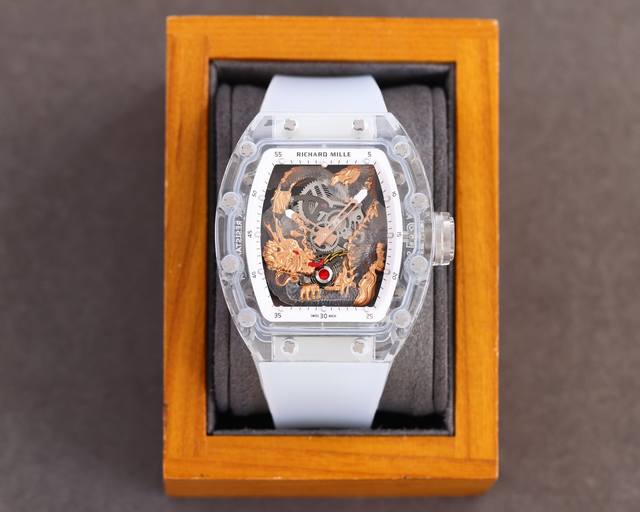 成龙大哥同款Jack Chen Richard Mille 理查德米勒 RM57-03飞龙 在天系列 全球限量8只 贵重来不是你的缺点 此款腕表壳套采用进口水晶