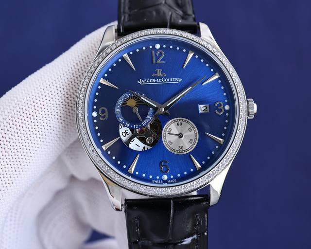 金白同价 顶级品质-积家Jaeger-LeCoultre 精品男士腕表 四针分离 技艺精湛 独具匠心 尊贵大气 绅士风格 采用亚洲进口的全自动28S6机械机芯