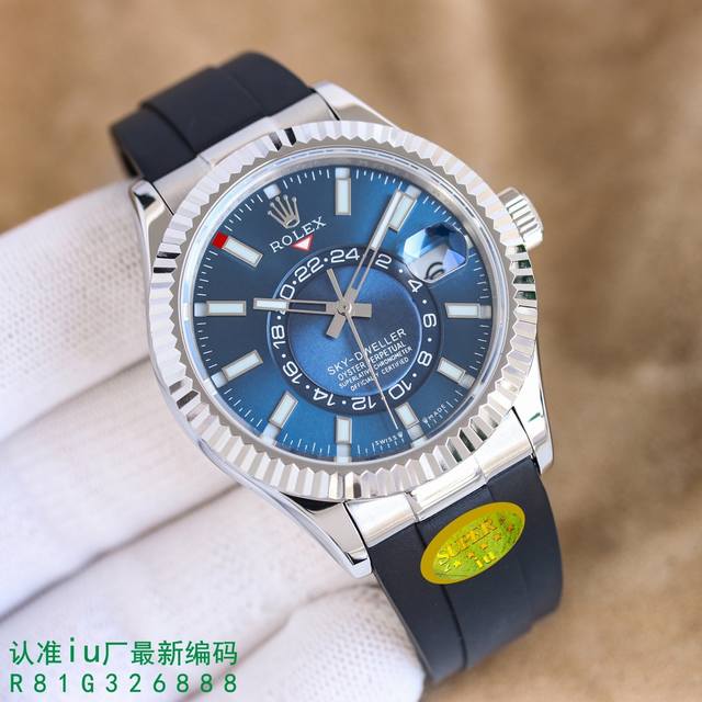 胶带 钢带 Iu 新品 全新系列rolex劳力士sky-Dweller 史上最复杂劳力士 正式面市了 以精湛的工艺技术与表款的正确调校方式重新定义了真正的 天行