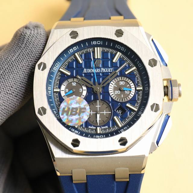 统一 Hbf 最新款爱彼 陶瓷圈口版本爱彼audemars Piguet 皇家橡树离岸型限量多功能计时机械腕表 尺寸44Mm17Mm 圈口 圈口是与原装一致采用