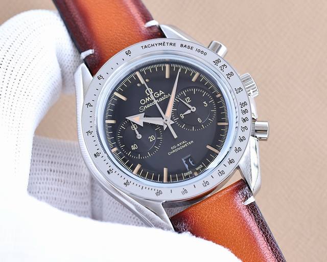 皮 钢同价 新表 Omega 推出新一代 Speedmaster 57 计时码表 Omega刚刚推出新一代speedmaster '57计时码表 搭载进口vk机