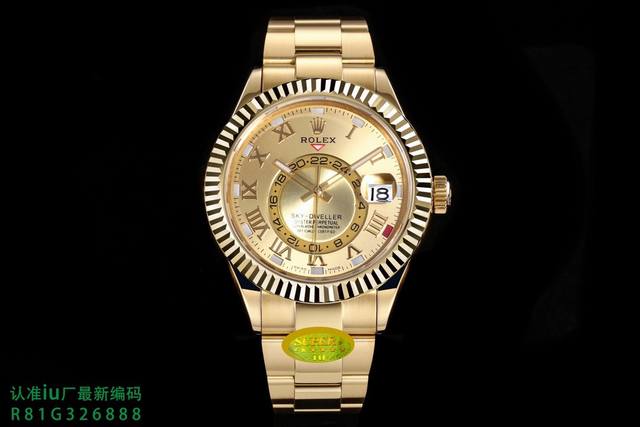 白 玫 胶钢同价 Iu 新品 全新系列rolex劳力士sky-Dweller 史上最复杂劳力士 正式面市了 以精湛的工艺技术与表款的正确调校方式重新定义了真正的