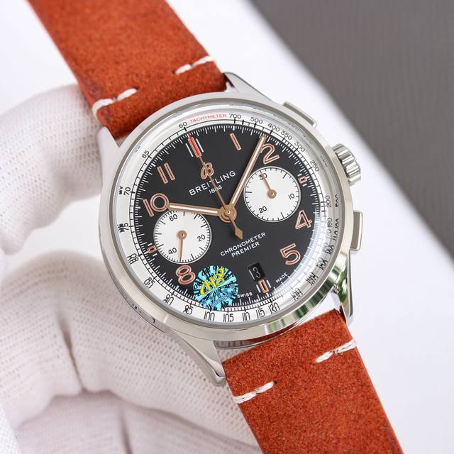 统一价 Tw新品百年灵璞雅b01计时腕表premier B01 Chronograph 吴彦祖同款 材质 316L精钢 直径 42毫米 厚度 13.65毫米 表