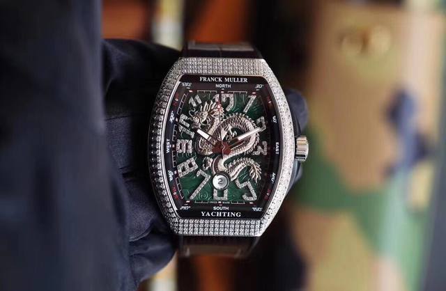 Abf最高品质 新款龙腾v45到货 Franck Muller 法兰克穆勒 Fm Vanguard Yachting V45遊艇系列 44X54 Mm1.表壳