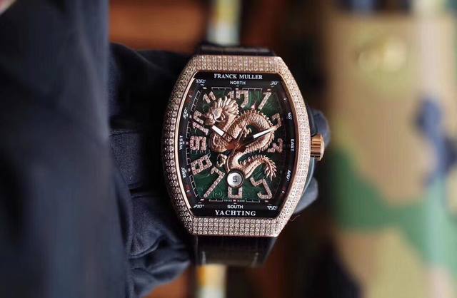 Abf最高品质 新款龙腾v45到货 Franck Muller 法兰克穆勒 Fm Vanguard Yachting V45遊艇系列 44X54 Mm1.表壳