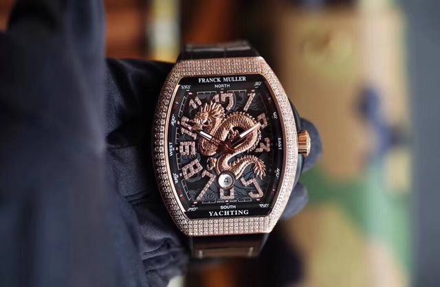 Abf最高品质 新款龙腾v45到货 Franck Muller 法兰克穆勒 Fm Vanguard Yachting V45遊艇系列 44X54 Mm1.表壳