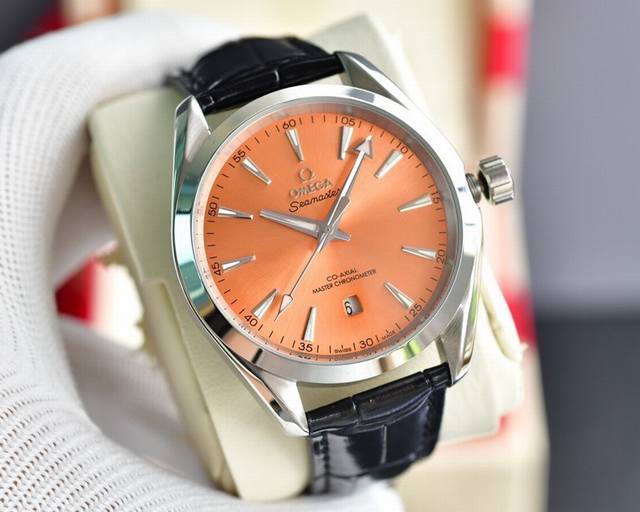 皮带 钢带 今夏最火色彩缤纷 Omega-欧米茄 Seamaster海马系列 Aqua Teera 150米150M腕表 直径4 毫米4 Mm 潜水表 316L