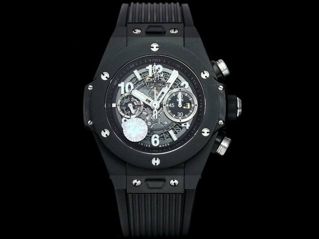 2023最新款新面出货 宇舶 恒宝 Hublot 英勇无畏 拳拳出击 简称 Hub 恒宝 Bigbang大爆炸元素材料计时码表v2版表壳采用进口316精钢材料