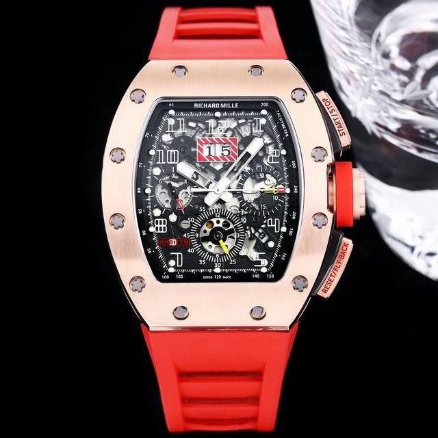 Richard Mille 理查米尔 Rm011-Fm系列 精钢材质打造 还原原装 完美的人体工程学设计相吻合的追求完美的品牌的标志性建筑 Rm 011的每一个