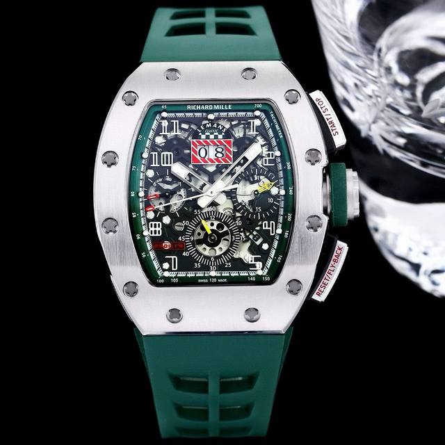 Richard Mille 理查米尔 Rm011-Fm系列 精钢材质打造 还原原装 完美的人体工程学设计相吻合的追求完美的品牌的标志性建筑 Rm 011的每一个