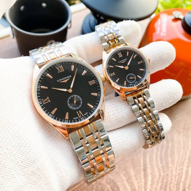 白壳190金壳 钢带20 品牌 浪琴-Longines 类型 情侣腕表 壳套 顶级版316精钢l 表带 进口小牛皮表带 316L精钢表带 机芯 进口石英机芯 镜