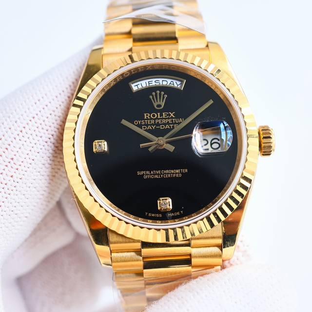 白钢 黄金 新款震撼发布 Rolex 劳力士 Ea1 日志 36Mm宝石盘系列腕表 完美复刻另一个新高度 让你过目不忘 腕表尺寸36Mmx11.5 新增了最让人