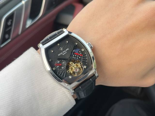 百达翡丽- Patekphilippe精品男士腕表全新多功能设计 技艺精湛 独具匠心 尊贵大气 绅士风范 采用全自动机械机芯 顶级316精钢表壳 矿物质超强镜面