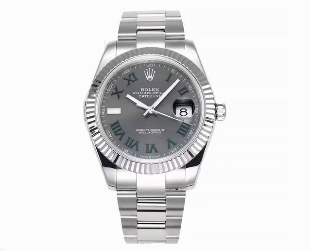 白壳 金壳 C厂 Rolex 劳力士41Mm日志系列 超级精品复刻 火爆来袭 真正原装正品一比一的复刻 欢迎来pk对比 突破极限 整表的精彩细节如下: 1字面指