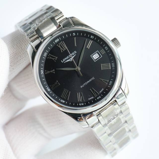 Sj出品 Tw新款 浪琴 Longines 传统系列 Ro1 浪琴全新推出制表传统腕表 它将现代美学理念和复古元素结合起来 精钢表壳经全面抛光处理 在视觉上显得