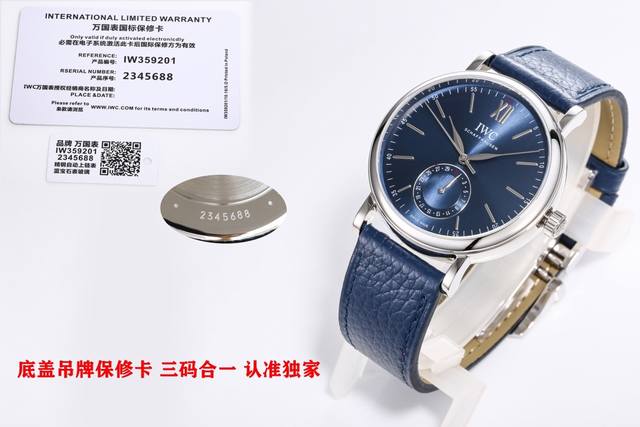 Sj出品 Iwc 万国 首推 柏涛菲诺系列 Iw359201 R28 Iwc 两针半机械腕表 指针式日历功能 最受欢迎的简洁 优雅 大气的正装风范手表 6字位表