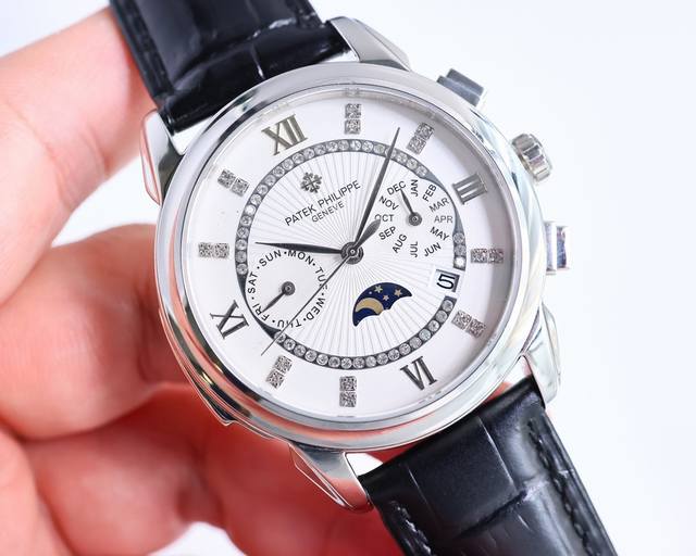 白壳 金壳 2020款 百达翡丽复杂功能计时系列上市 Patek Philippe 贵族的艺术品！搭配进口 0多功能机芯 0返修 功能 24小时,星期，星辰，月