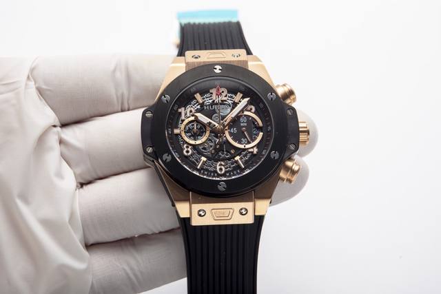 白光 黑玫蓝20. 钻30. 宇舶 恒宝hublot Big Bang 系列441.0E.2010.Rw.1104 1：1复刻原版字面，非市面版本字面 男士