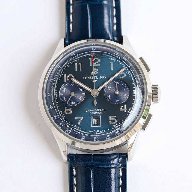 顶级复刻 Tw新品 百年灵 璞雅b01计时腕表premier B01 Chronograph 吴彦祖同款 Bn5 材质 316L精钢 直径 42毫米 厚度 13