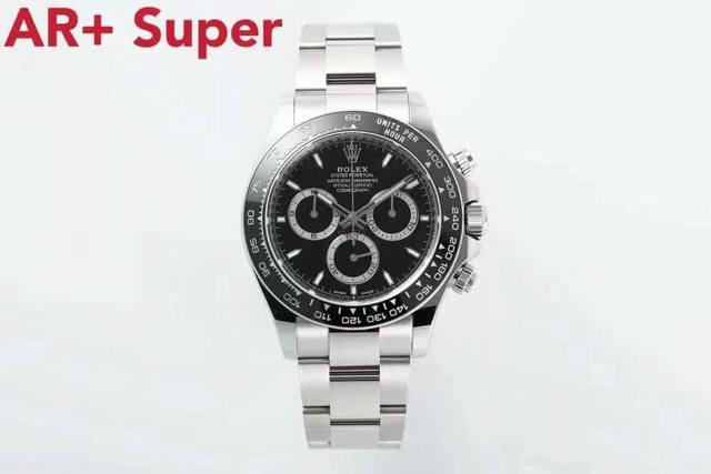 Sj 出品 Ar 劳力士 Rolex 宇宙计型daytona系列 M126500Ln惊艳亮相！ 1.Arsuper+厂2023新款迪通拿，独家全新一体机丹东41