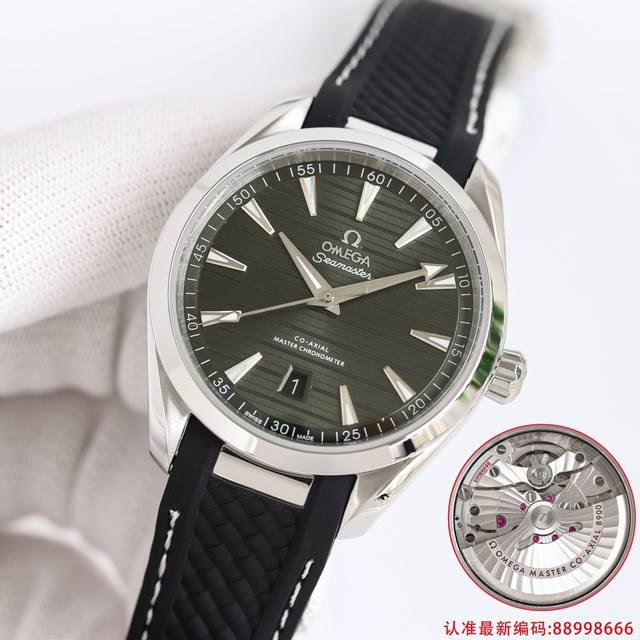 顶级复刻 Oms 欧米茄 Omega 海马系列 150 Lx3 强势来袭，采用独家专用8500黑色摆轮机芯，摆幅28800，双卜双面镀蓝蓝宝石玻璃， 钢带通用原