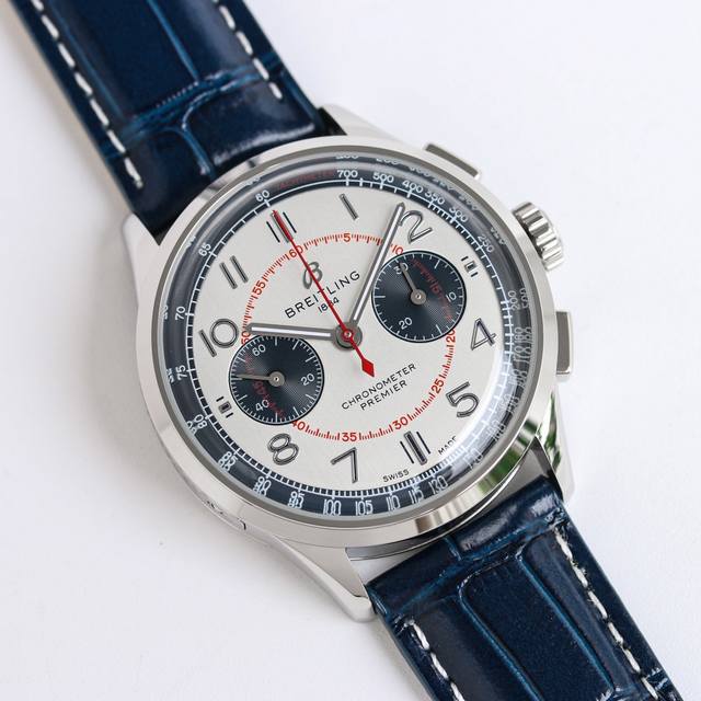 顶级复刻 Tw新品 百年灵 璞雅b01计时腕表premier B01 Chronograph 吴彦祖同款 Bn5 材质 316L精钢 直径 42毫米 厚度 13