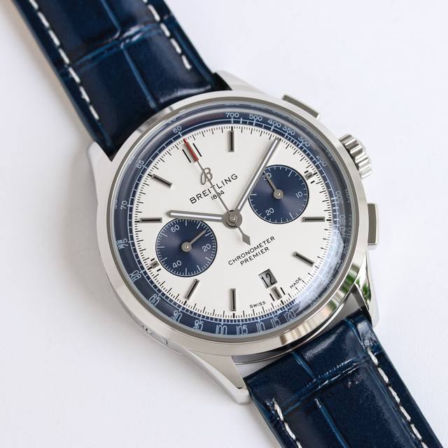 顶级复刻 Tw新品 百年灵 璞雅b01计时腕表premier B01 Chronograph 吴彦祖同款 Bn5 材质 316L精钢 直径 42毫米 厚度 13