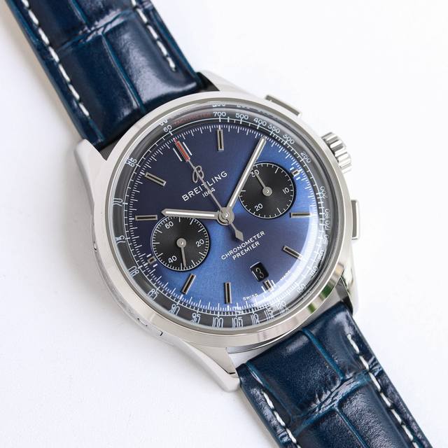 顶级复刻 Tw新品 百年灵 璞雅b01计时腕表premier B01 Chronograph 吴彦祖同款 Bn5 材质 316L精钢 直径 42毫米 厚度 13