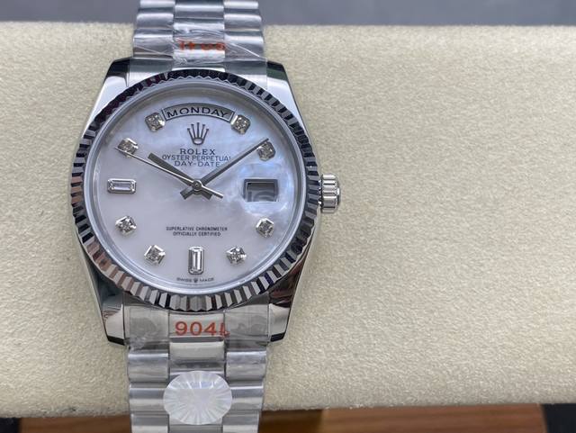 Sk厂 劳力士rolex 双历 星期日志型系列 36Mm 直径 36Mm 机芯 搭载全自动机械机芯 圈口 劳力士ringcommand三角坑纹 光圈 镜面 防刮