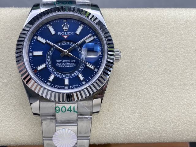 Sk出品 劳力士rolex Sky 天行者系列 直径 42Mmx12.5Mm纵航者 机芯 搭载正明珠5833A全自动机械机芯，双时区！与gmt同功能的24小时转