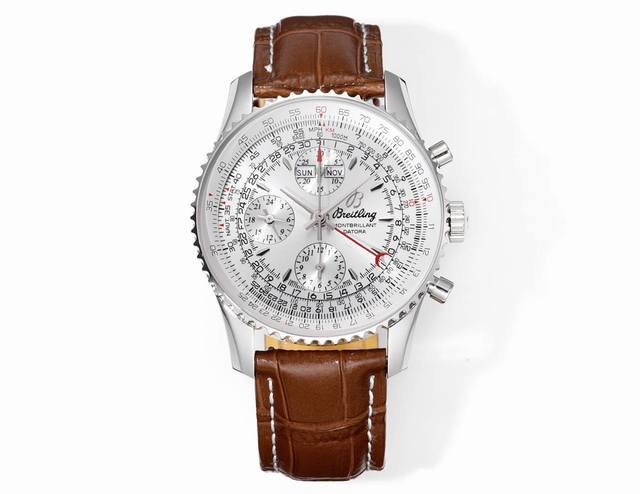 统一价： Bls出品，必属精品！ 百年灵 Breitling，蒙柏朗计时系列 A21033012重磅来袭！ 1这款复杂多功能计时腕表，有日历，月份，星期，24小