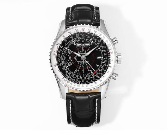 统一价： Bls出品，必属精品！ 百年灵 Breitling，蒙柏朗计时系列 A21033012重磅来袭！ 1这款复杂多功能计时腕表，有日历，月份，星期，24小