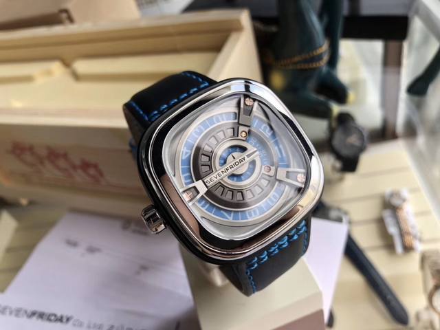 支持香港、美国直邮 香港直邮！Sevenfriday七个星期五m1 05-X045 原装进口8215机械机芯、强化蓝光玻璃、进口小牛皮带、高级316精钢表壳 4