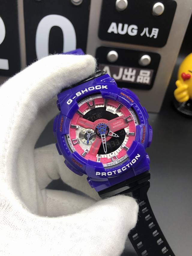 热卖款ga-1 抬手灯卡西欧g-Shock--经典防震表盘设计现货秒发， 度自动抬手亮灯功能配合冲击视觉的强烈色彩lcd液晶显示盘精确到1 秒的秒表计速功能防震