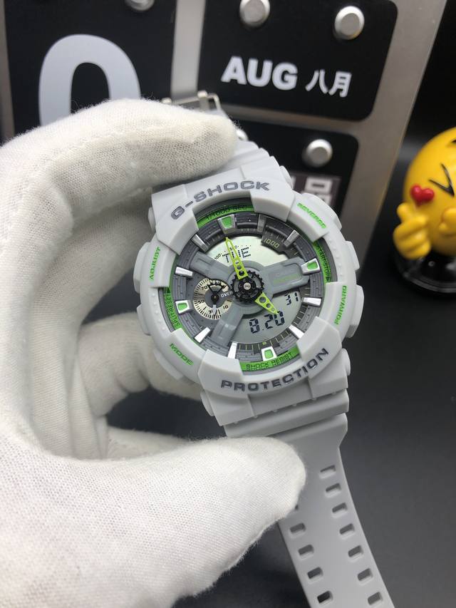 热卖款ga-1 抬手灯卡西欧g-Shock--经典防震表盘设计现货秒发， 度自动抬手亮灯功能配合冲击视觉的强烈色彩lcd液晶显示盘精确到1 秒的秒表计速功能防震