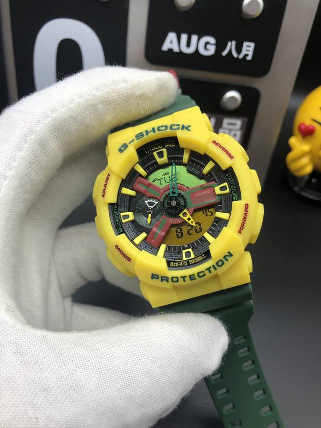 热卖款ga-1 抬手灯卡西欧g-Shock--经典防震表盘设计现货秒发， 度自动抬手亮灯功能配合冲击视觉的强烈色彩lcd液晶显示盘精确到1 秒的秒表计速功能防震