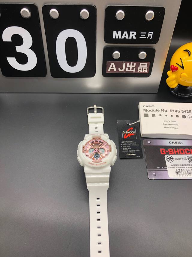 原单卡西欧baby女款ba- 抬手灯卡西欧g-Shock--经典防震表盘设计现货秒发，45度自动抬手亮灯功能配合冲击视觉的强烈色彩lcd液晶显示盘精确到1 0秒