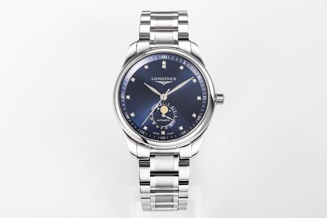 统一 臻于品质 感受经典 Tw出品 Longines浪琴名匠月相40Mm腕表，搭载复刻l899.5一体机芯 所有功能同步原装 。 三大市场唯一』： 摆轮板镂空对