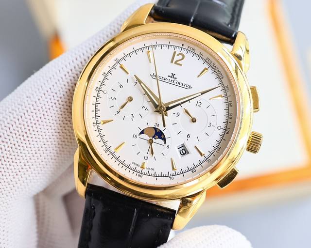 白 -金 。Jaeger-Lecoultre 积家 推出 积家大师1538420系列腕表，Factory 聘请制表师傅通过两年无数次测试，期间损坏机芯上百个，从