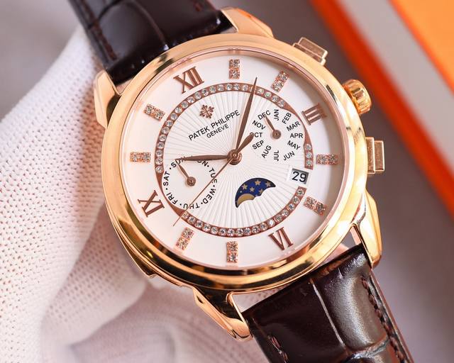 白壳 金壳 2020款 百达翡丽复杂功能计时系列上市 Patek Philippe 贵族的艺术品！搭配进口 0多功能机芯 0返修 功能 24小时,星期，星辰，月