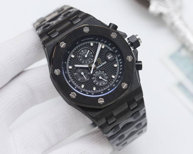 白 ，玫黑 年度压轴巨献！超高性价比！爱彼audemars Piguet 与原装一致，市场超高品质 爱彼皇家橡树离岸型系列，自动上链机械机芯 升级原装3126自