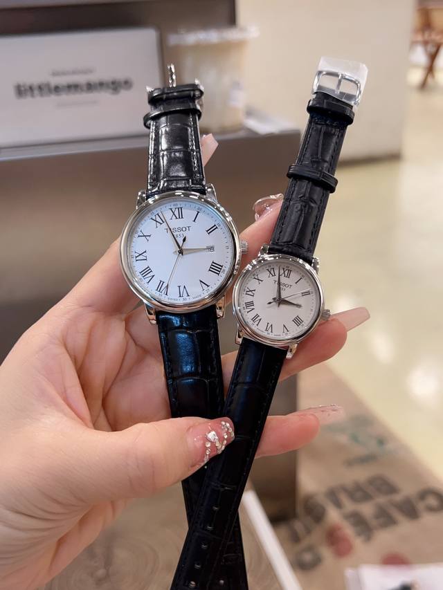 白 金玫+20 钢带10 Tissot-天梭23年新品梦媛系列腕表简约魅力且时尚经典的设计正式场合不失稳重日常休闲、简单大方尺寸女装30Mm♀男装40Mm 采用