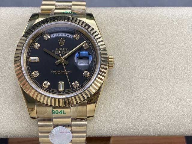 Sk厂 劳力士rolex 双历 星期日志型系列 40Mm 直径 40Mm 机芯 搭载全自动机械机芯 圈口 劳力士ringcommand三角坑纹 光圈 镜面 防刮