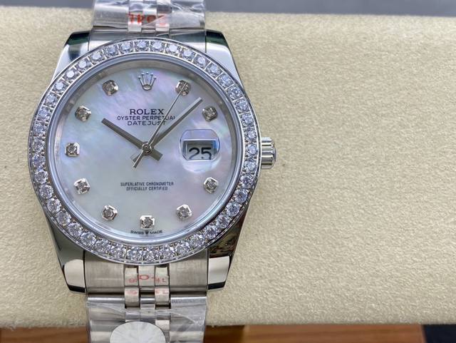 Sk厂 劳力士rolex 单历 日志型系列 41Mm 直径 41Mm 机芯 搭载全自动机械机芯 圈口 劳力士ringcommand三角坑纹 光圈 镜面 防刮蓝宝