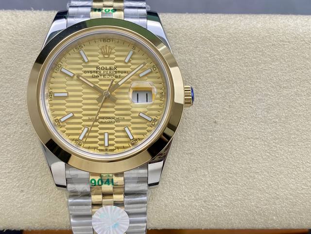 双头粒版本 Sk厂 劳力士rolex 单历 日志型系列 41Mm 直径 41Mm 机芯 搭载全自动机械机芯 圈口 劳力士ringcommand三角坑纹 光圈 镜