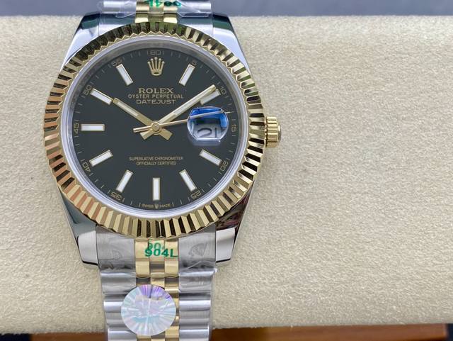 Sk厂 劳力士rolex 单历 日志型系列 41Mm 直径 41Mm 机芯 搭载全自动机械机芯 圈口 劳力士ringcommand三角坑纹 光圈 镜面 防刮蓝宝